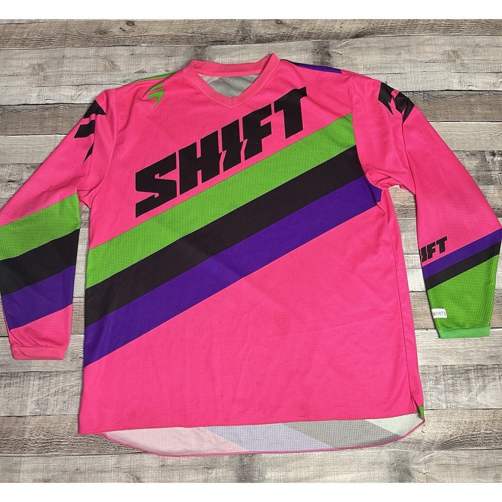 Shift Jersey Adult 2XL Pink Motocross Racing Dirt Bike Gear Offroad Apparel